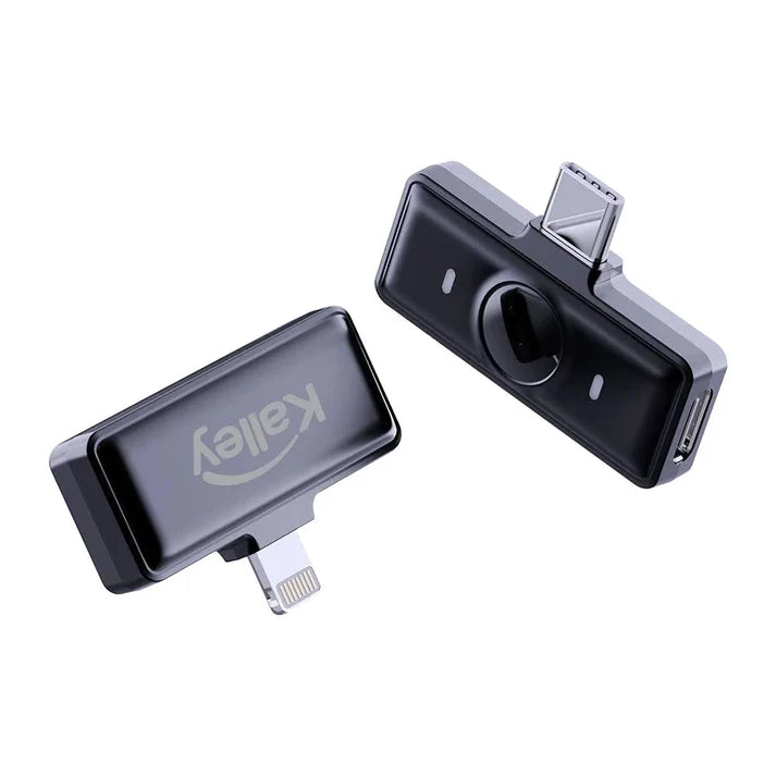Kit De 2 Micrófonos De Solapa KALLEY K-MIC Inalámbricos Para Celular