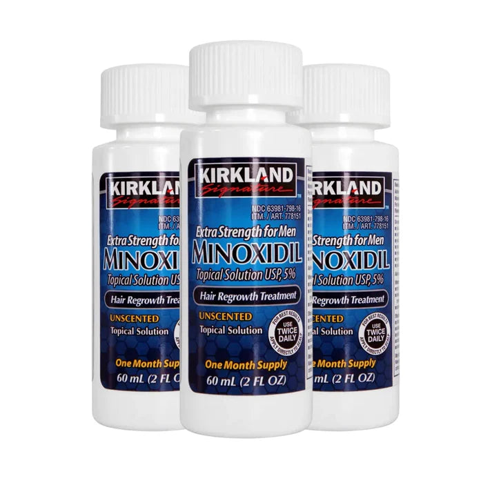 Minoxidil Kirkland 3 Unidades