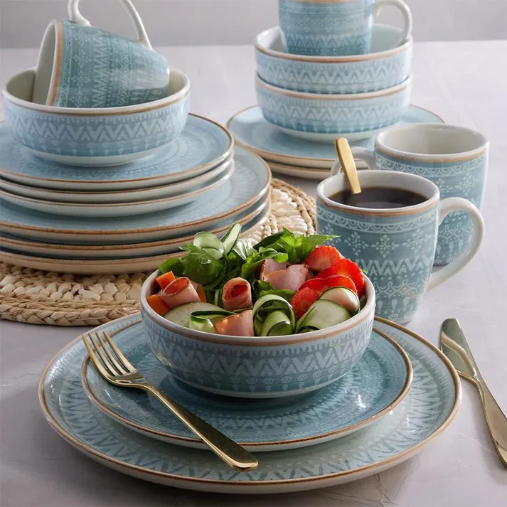 Vajilla Corona Congo Azul