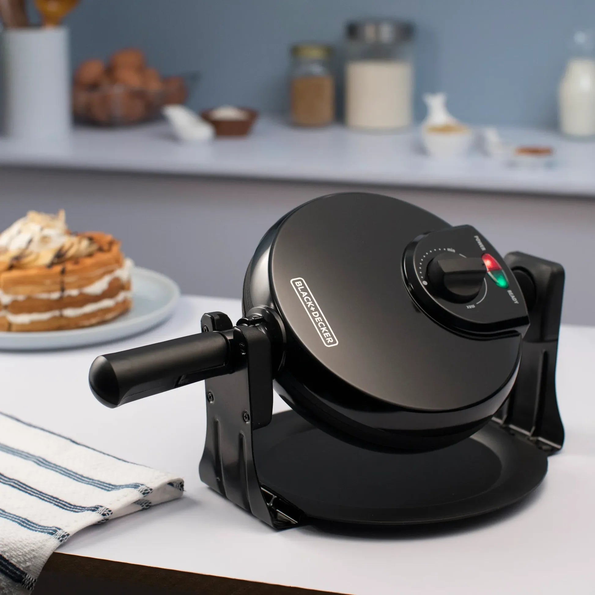 Waflera Giratoria Black Decker