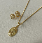 Joyería Virgen de Guadalupe Oro Laminado Dije y Topos