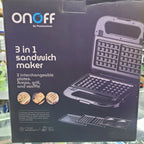 Sanduchera 3 En 1 Onoff