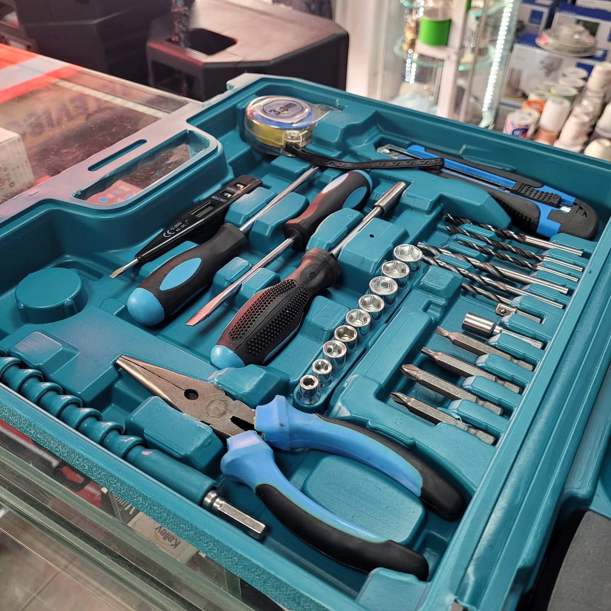 Combo Taladro Inalambrico 2 Baterias + Accesorios Herramienta Generico