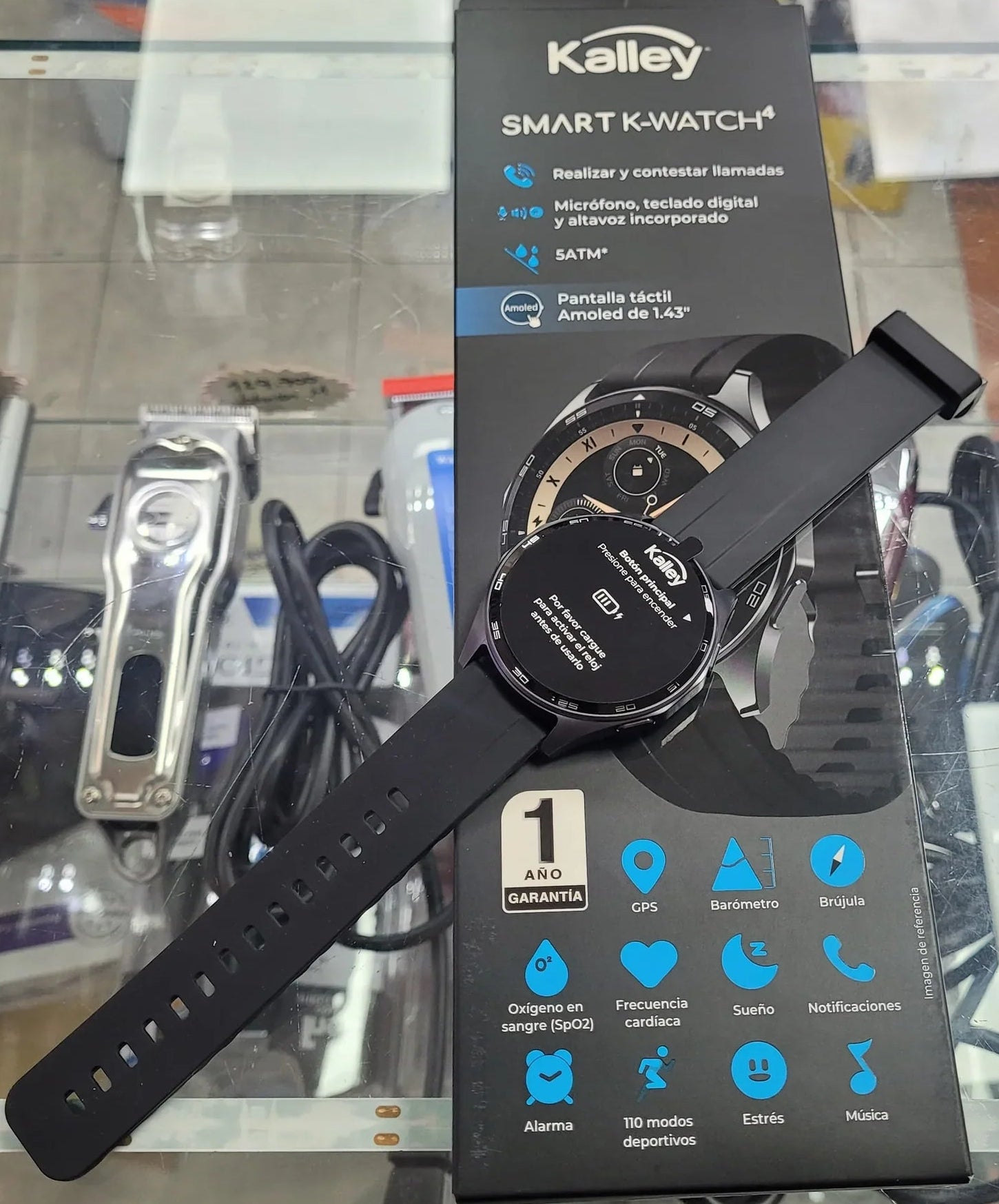 Reloj Kalley Smart K-watch 4 Negro