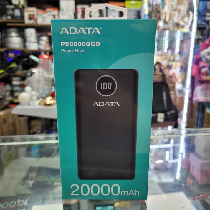 Power Bank Adata 20.000 Mah Con Pantalla