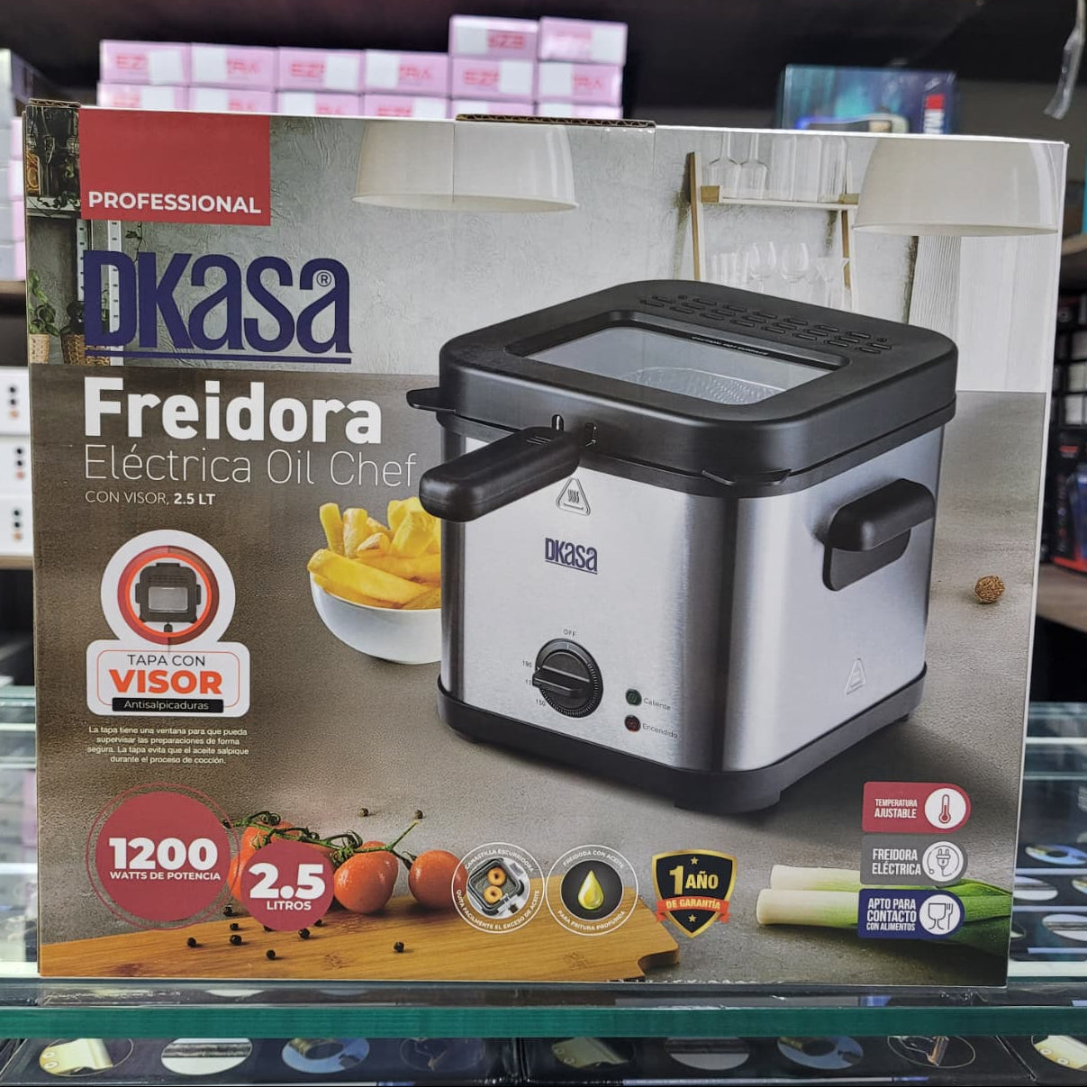 FREIDORA DE ACEITE DKASA 2.5 LITROS