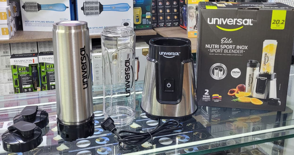 Licuadora Deportiva Universal - Vaso Acero