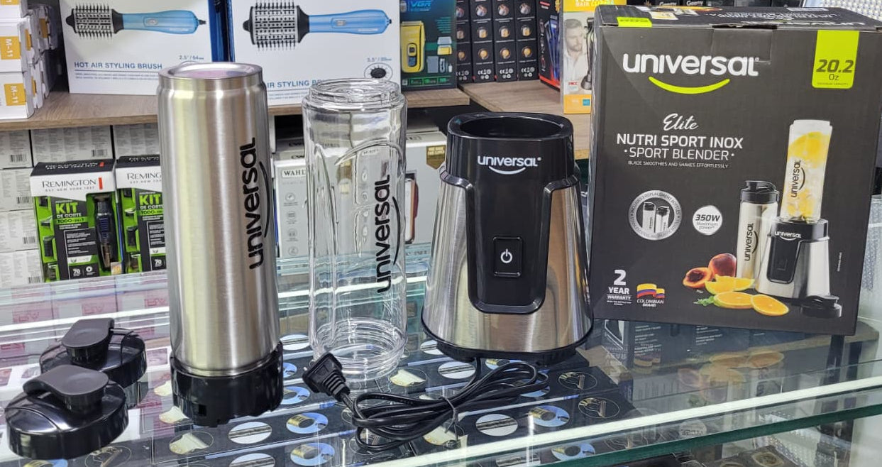Licuadora Deportiva Universal - Vaso Acero