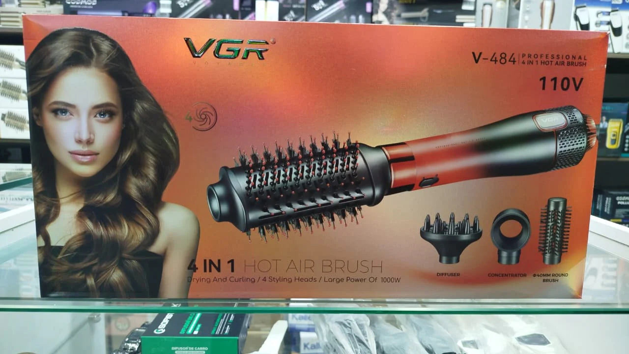 Cepillo Secador VGR 4 en 1