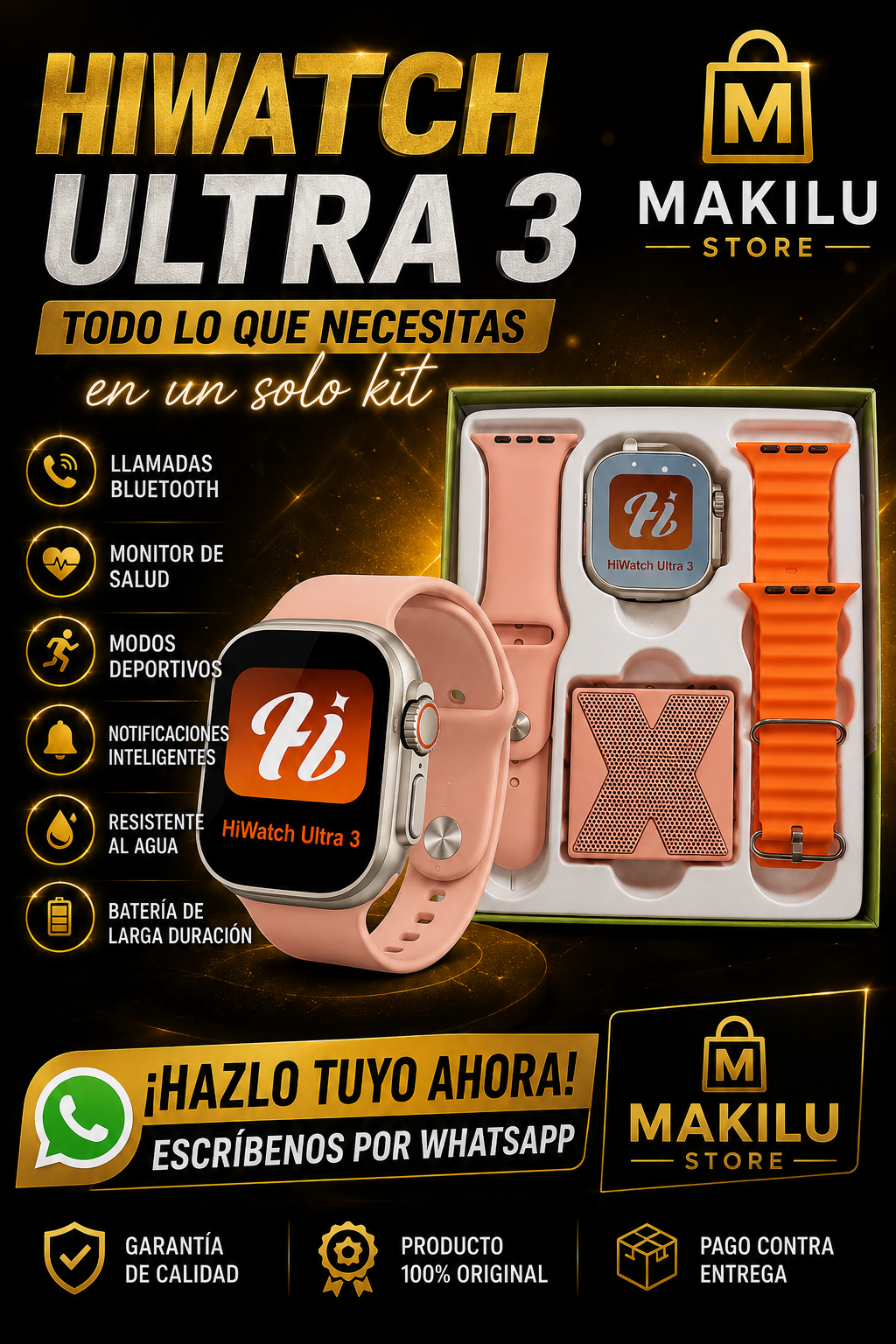 Combo Reloj + Parlante