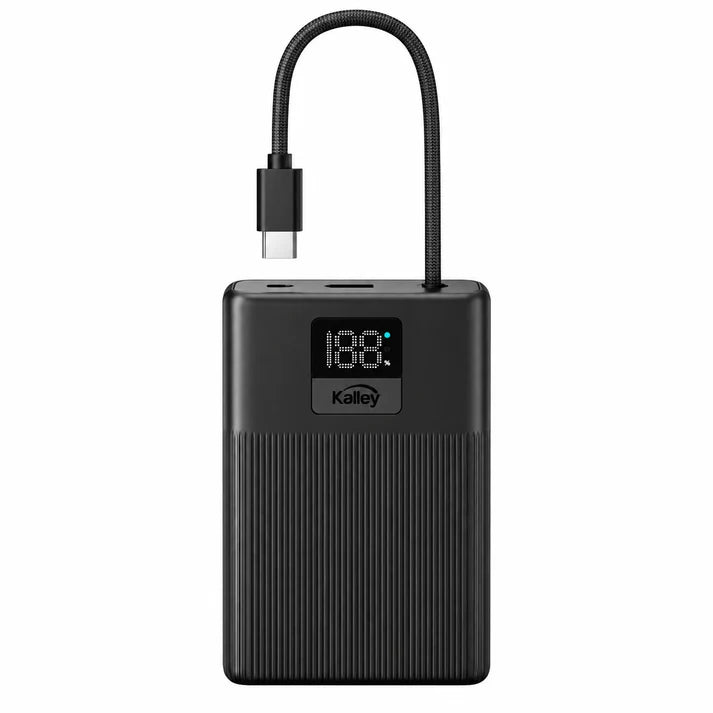 Power Bank Kalley De 10.000 Mah 22.5 W Con Carga Rápida Y Pantalla