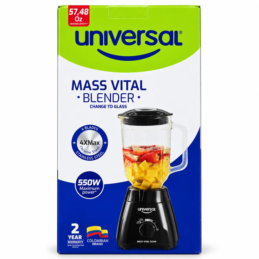 Licuadora Universal Mass Vital Plus L50880 De 1.5 L Y 650 W