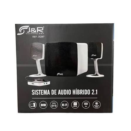 Sistema De Sonido J&r 2.1 - Ref 5287