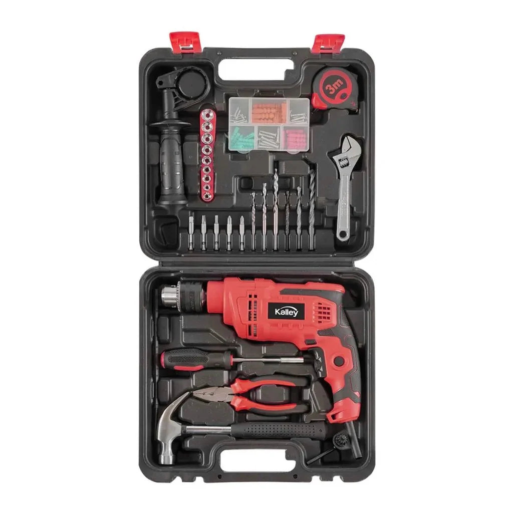 Taladro Percutor Kalley K-SH710 710 W Con Set De 28 Piezas