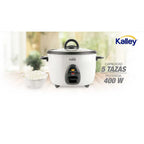 Olla Arrocera Kalley K-RC1B Blanca De 5 Tazas
