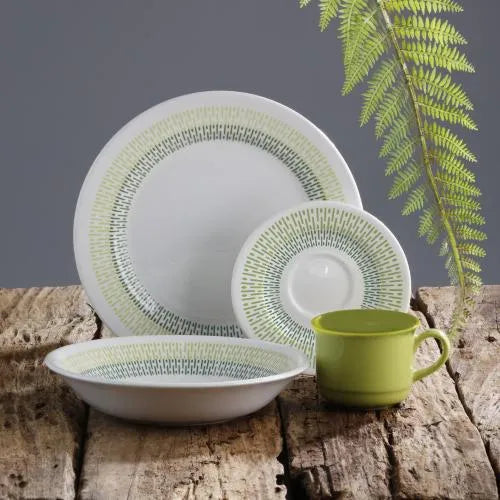 Vajilla Corona Jaspe Verde